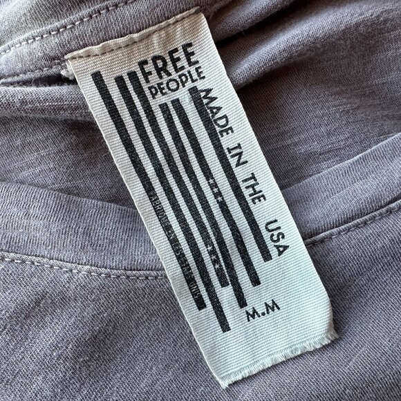 Free People Womens Medium Top Melrose Swing Tee Tie Dye Oversized Hippie - Picture 6 of 7